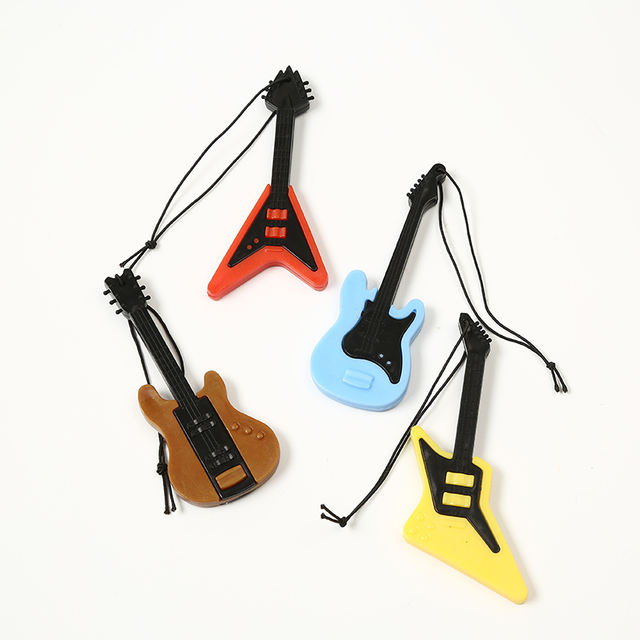 Ambientador para coche de guitarra, Perfume colgante de larga duración